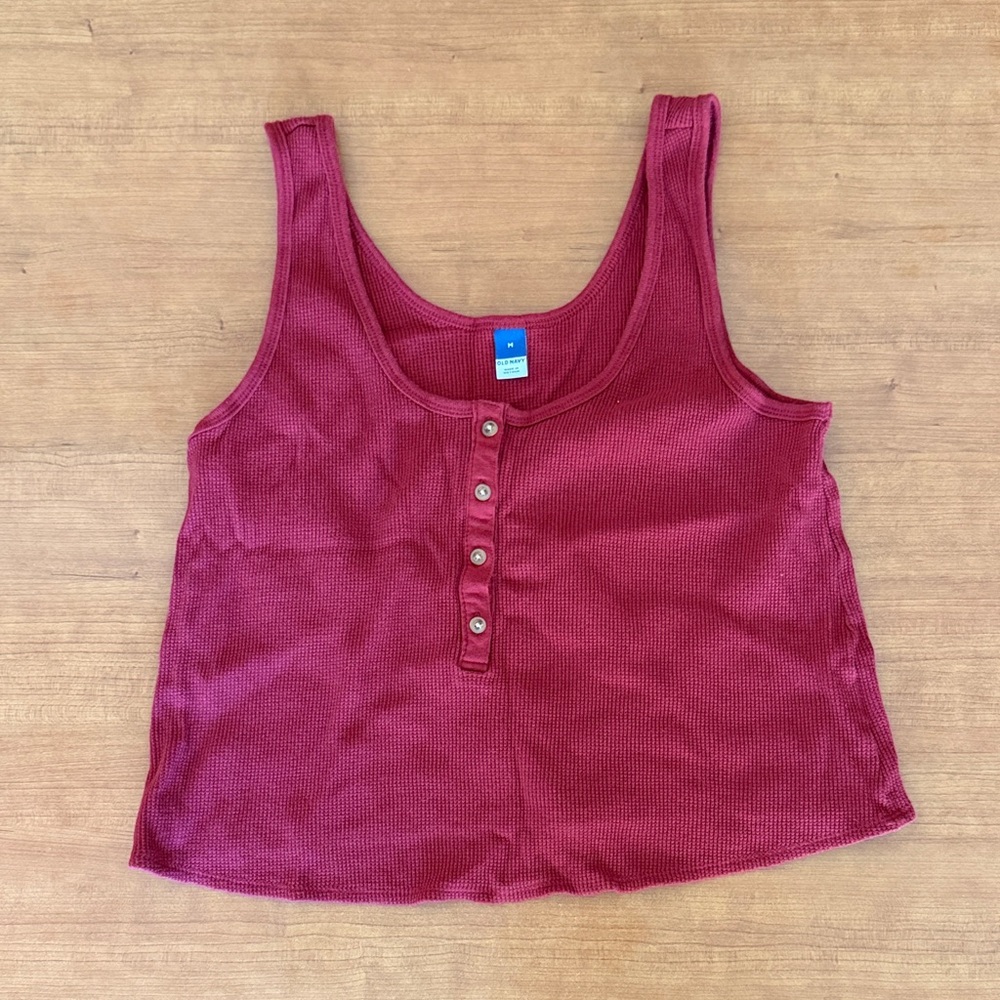 Old Navy Henley Tank Top